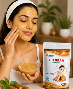 Apply Chandan powder pack on face