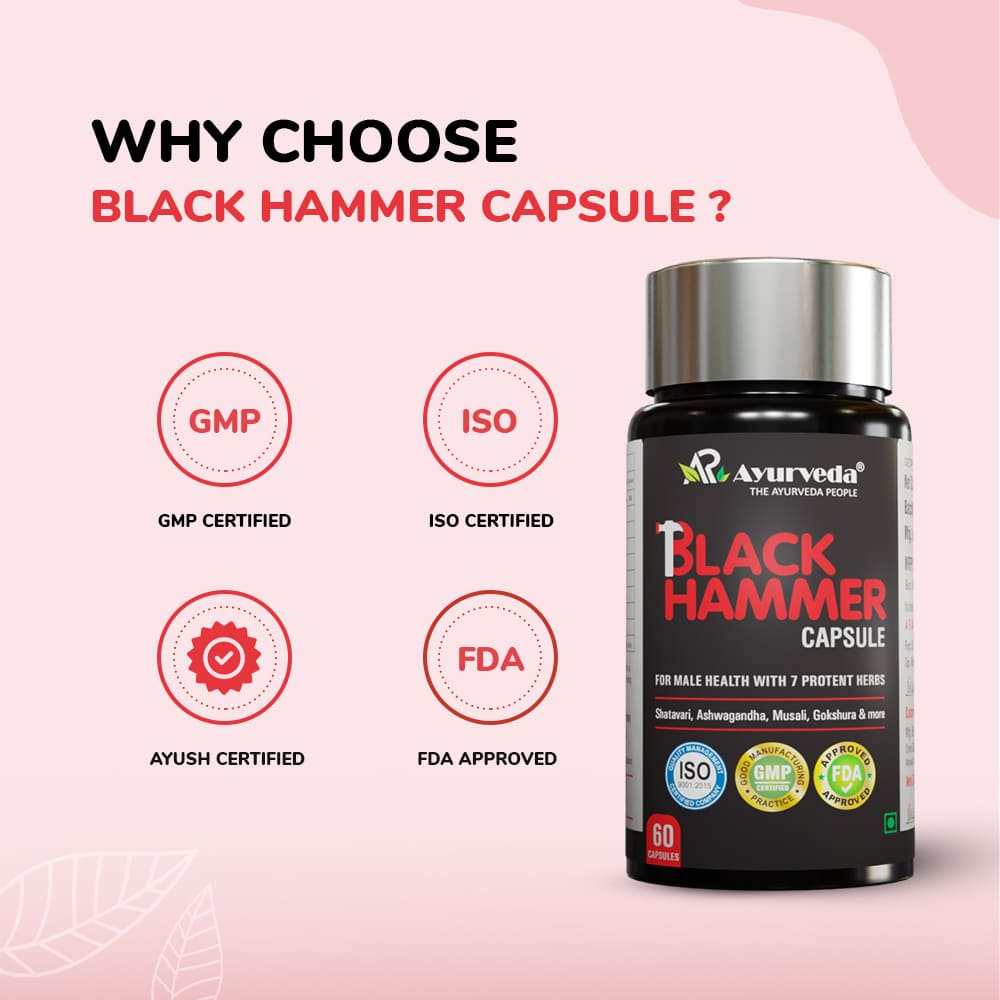 Black Hammer Capsule - Supports Strength & Energy