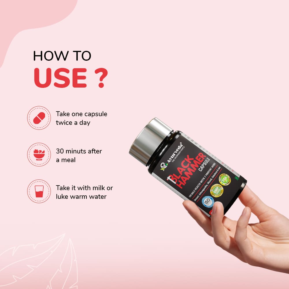 Black Hammer Capsule - Supports Strength & Energy