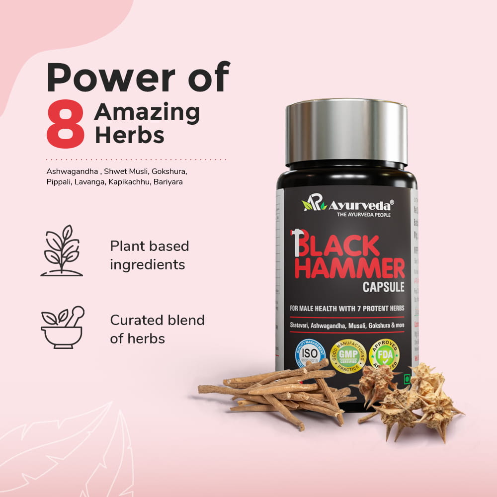 Black Hammer Capsule - Supports Strength & Energy