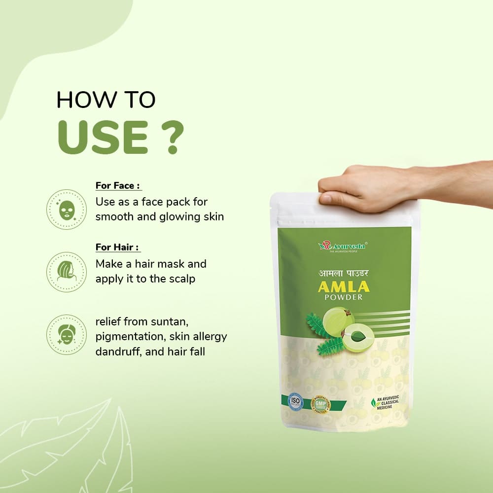 Amla Powder- Natural Care for Hair & Skin