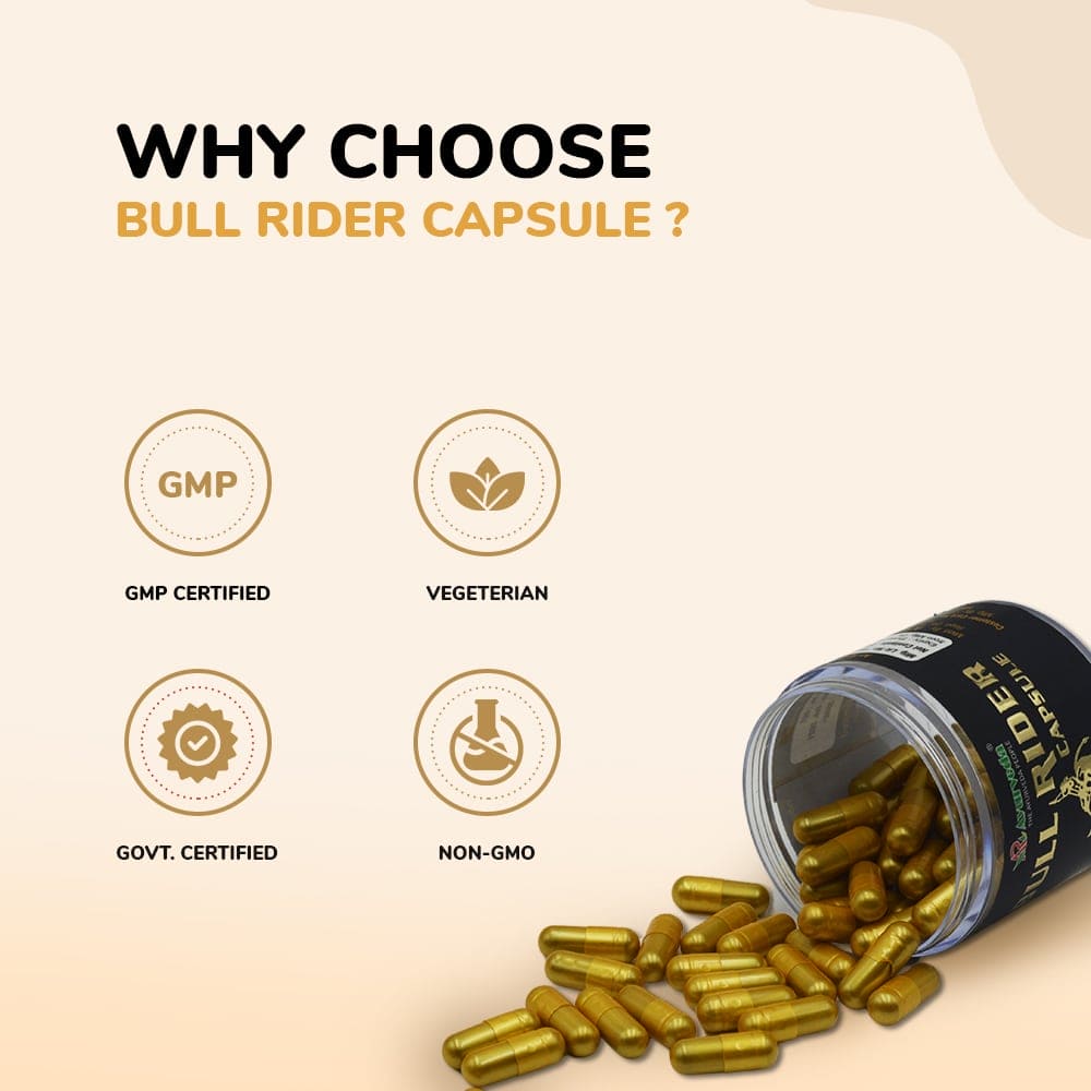 Bull Rider Capsule-  Supports Muscle Strength & Recovery