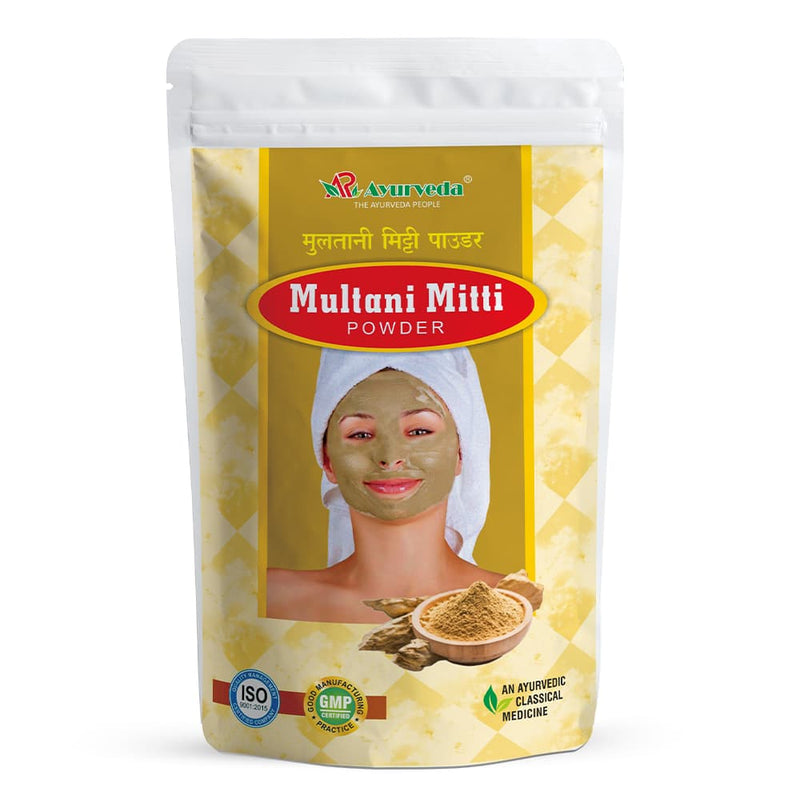 Mix 1 spoon of Multani Mitti powder properly in 2 spoons of water