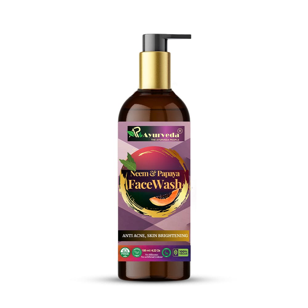 Neem & Papaya Face Wash- Ayurvedic Formulation For Radiant Skin