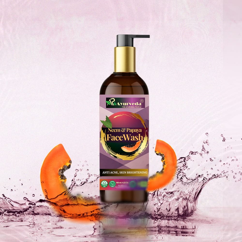 Neem & Papaya Face Wash- Ayurvedic Formulation For Radiant Skin