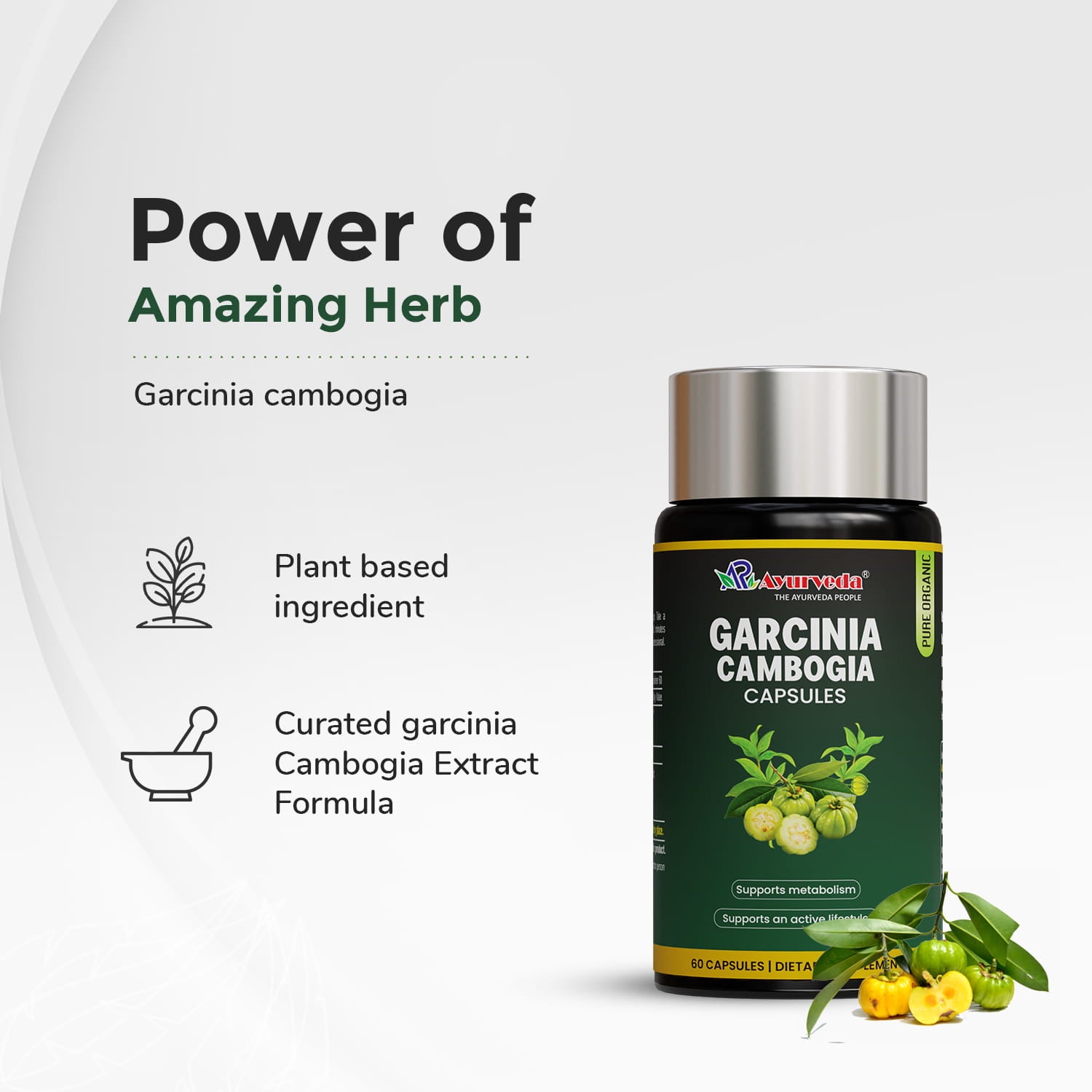 Garcinia Cambogia Capsule- Ayurvedic Weight Loss Capsule