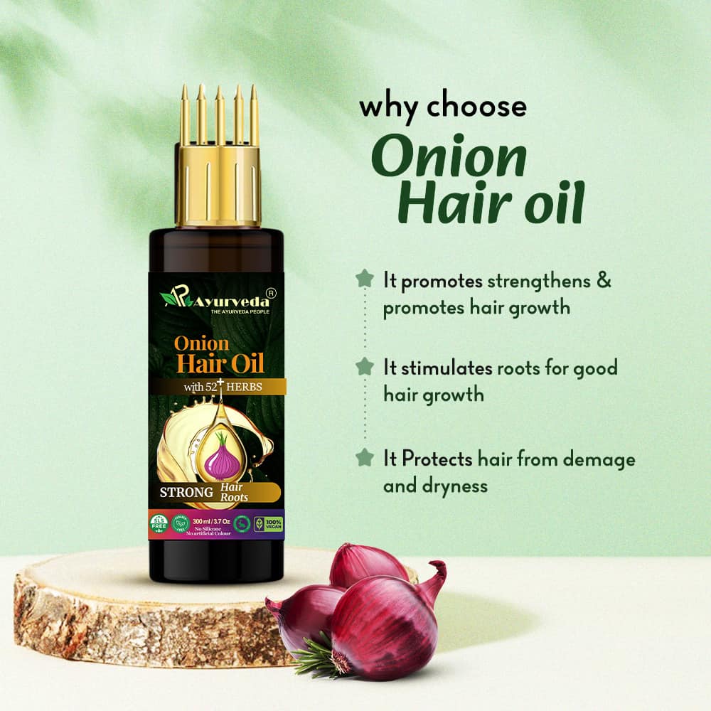 Onion Oil for hair fall control  & Regrowth