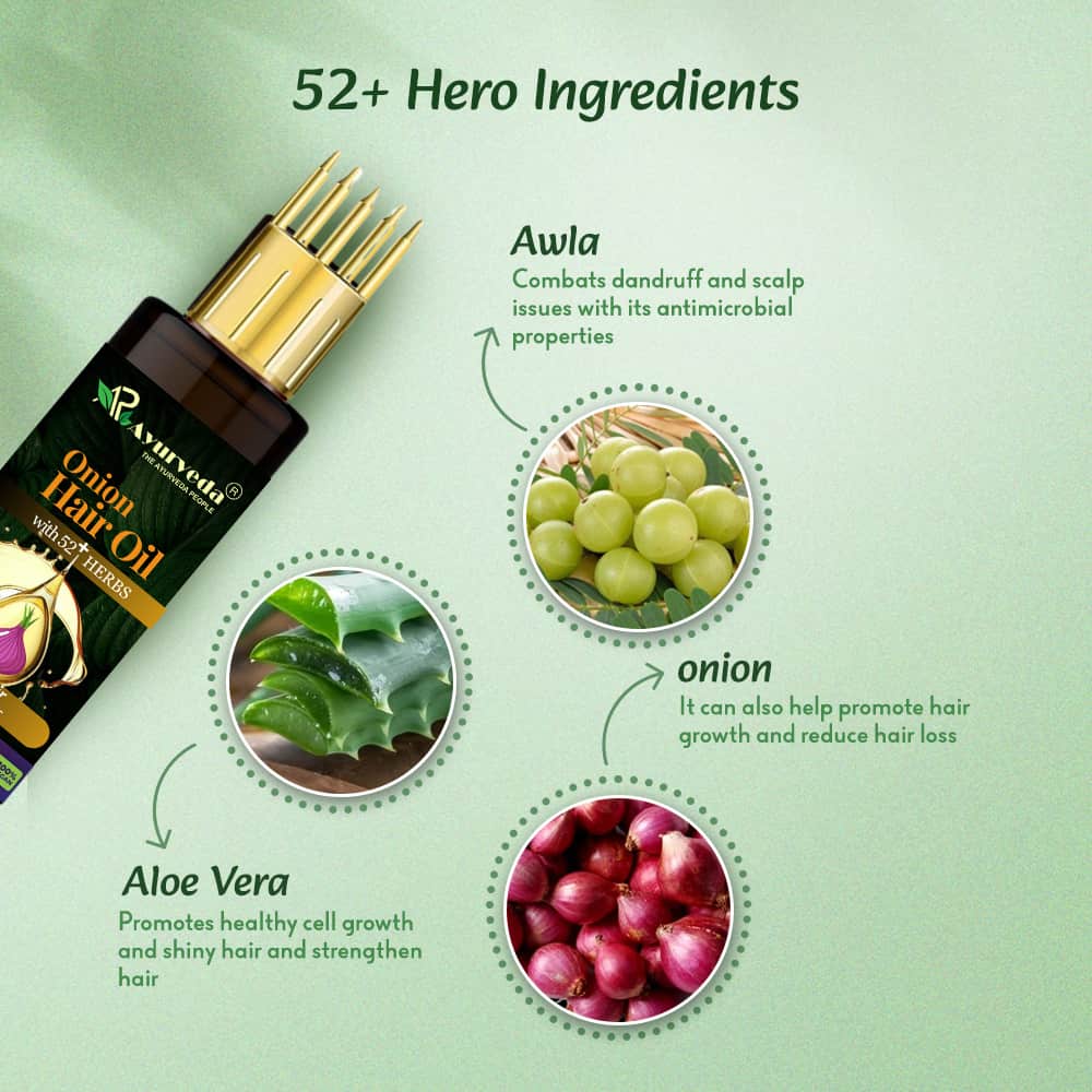 Onion Oil for hair fall control  & Regrowth