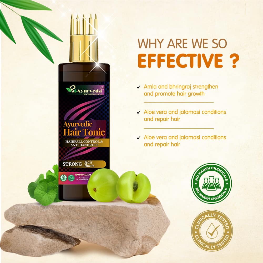 Ayurvedic Hair Tonic For Strong And Soft Hair