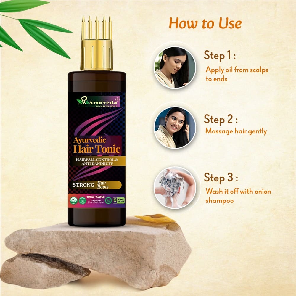 Ayurvedic Hair Tonic For Strong And Soft Hair