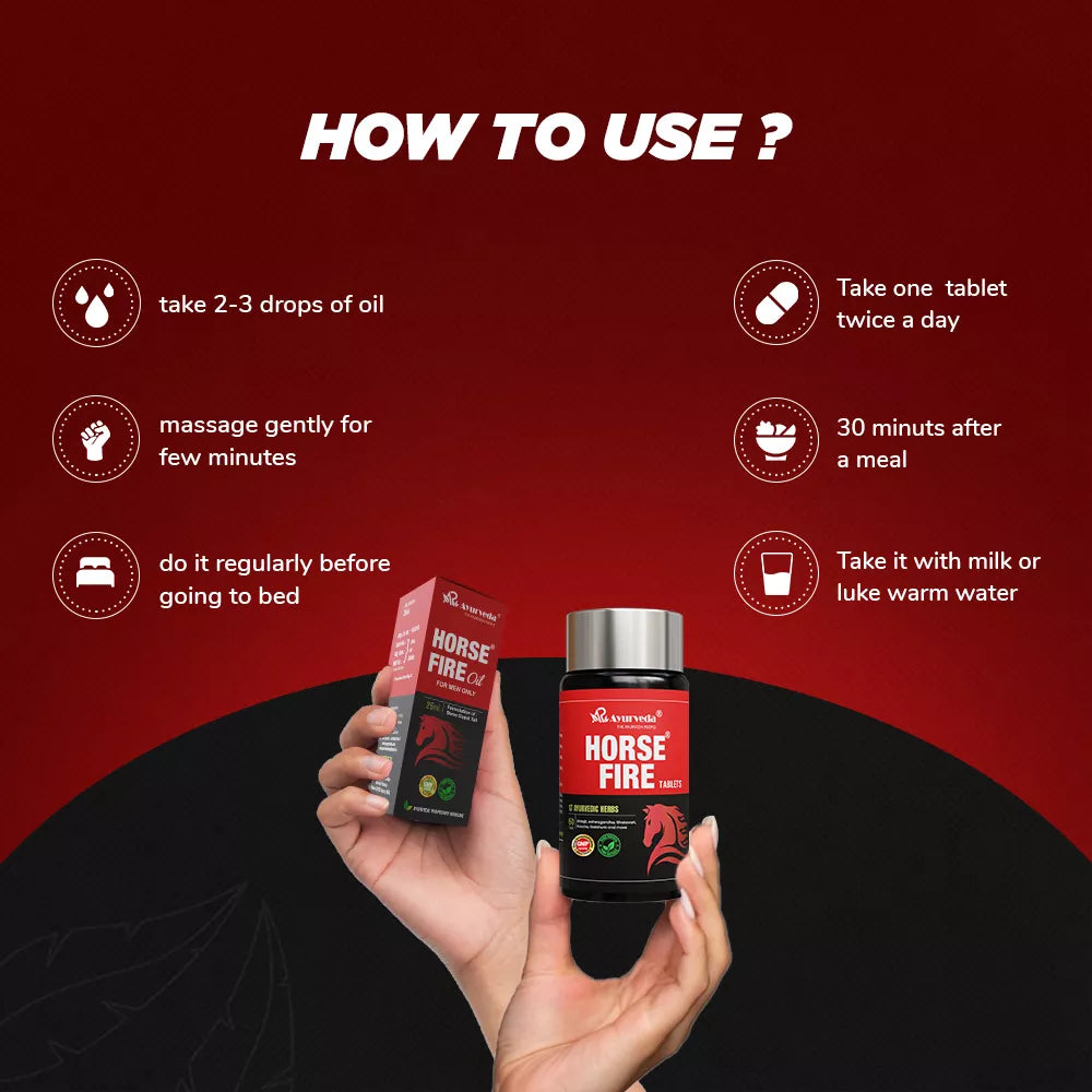 Horse Fire Tablet & Horse Fire Oil