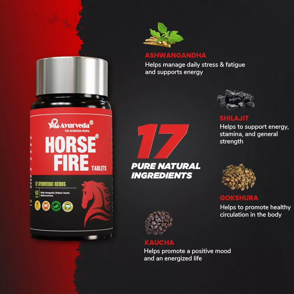 Horse Fire Tablets + Horse Fire Oil Free