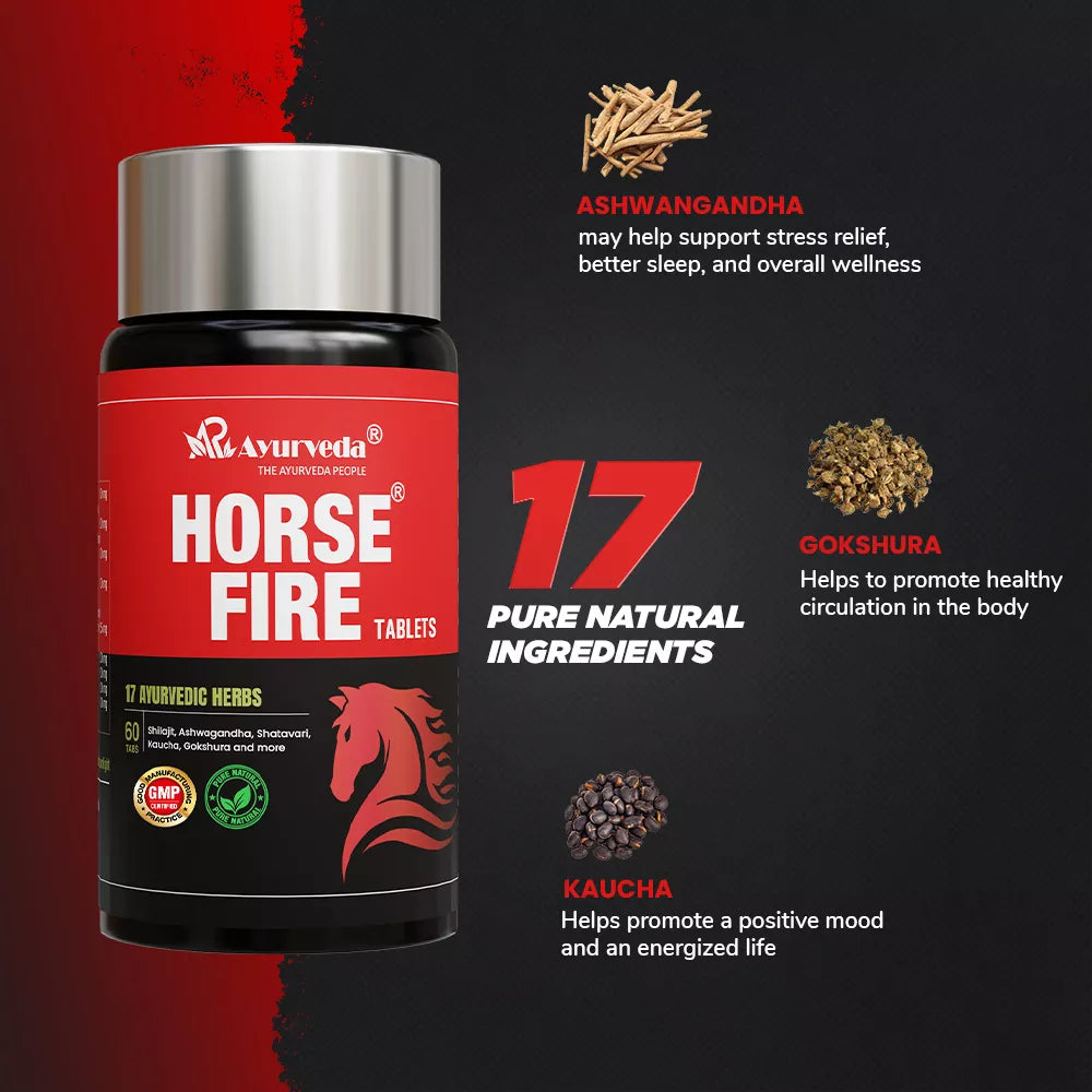 Horse Fire Tablets - Promotes Natural Energy and Daily Wellness