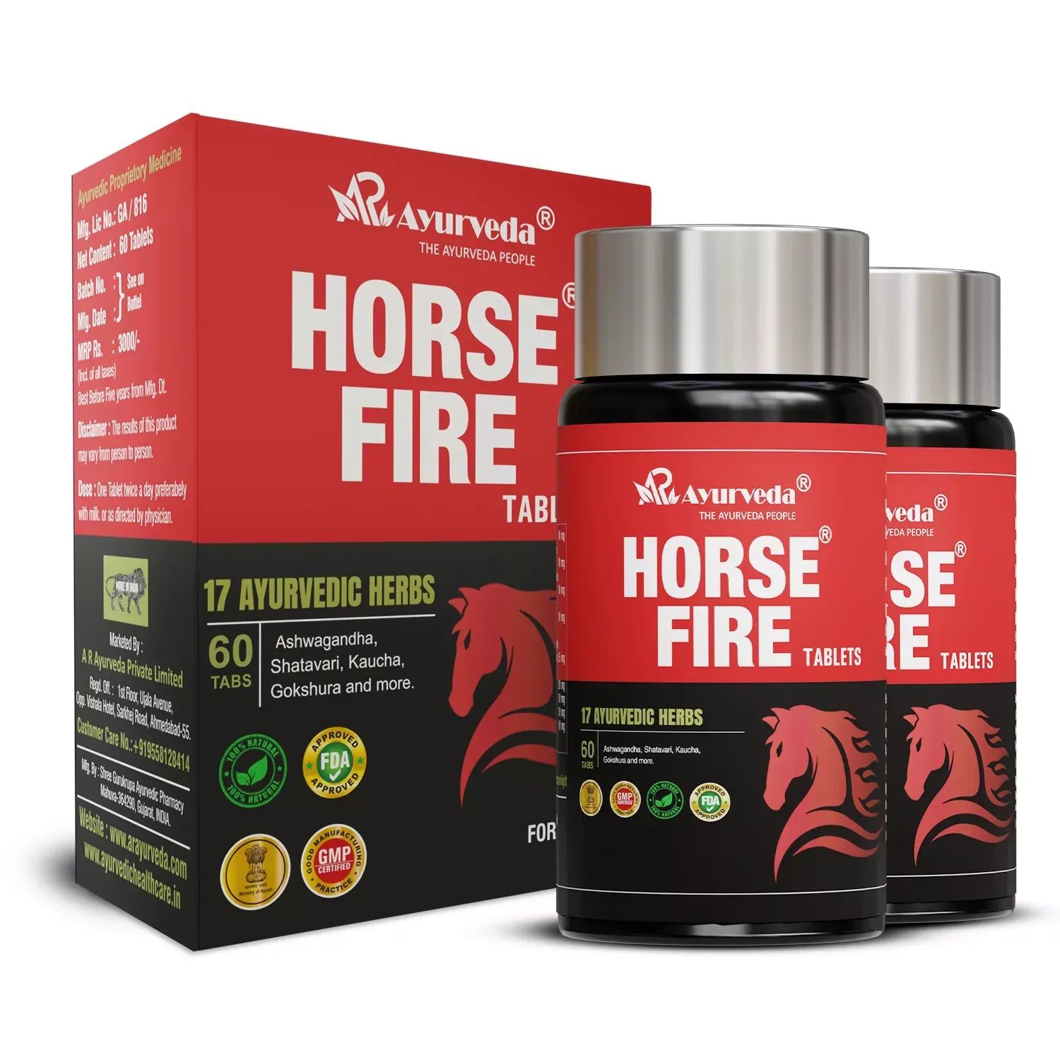 Horse Fire Tablets - Promotes Natural Energy and Daily Wellness