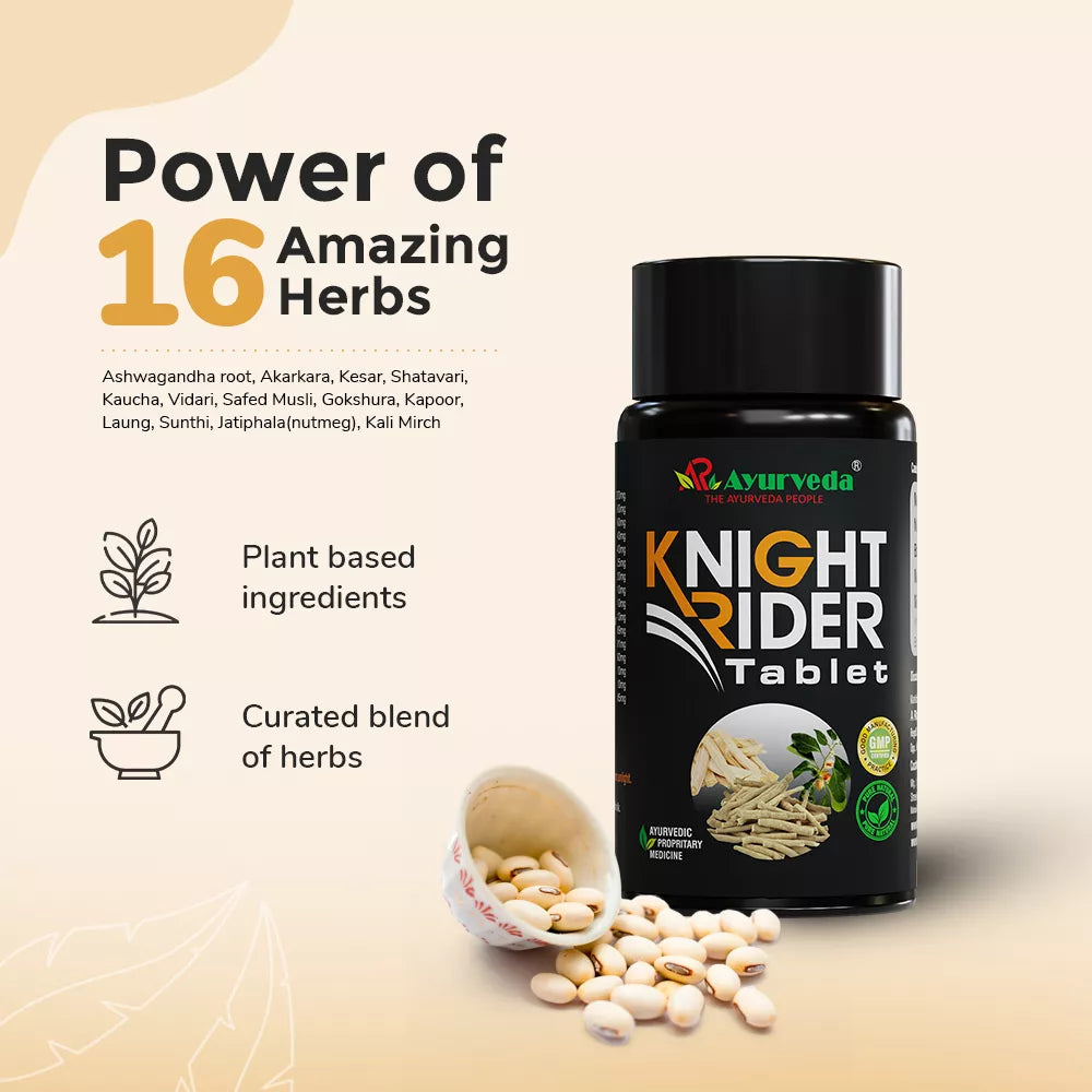 Knight Rider Tablet- Blend of 16 Herbs to Support Strength and Energy