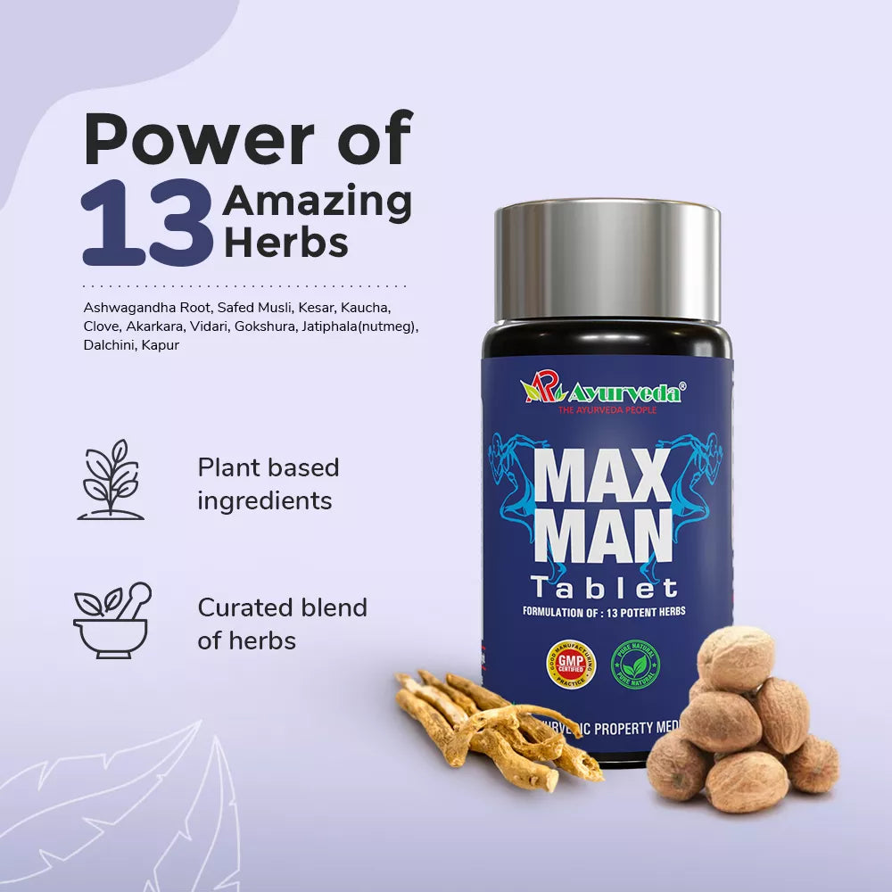 Max Man Tablet - Men's Daily Wellness & Energy Support