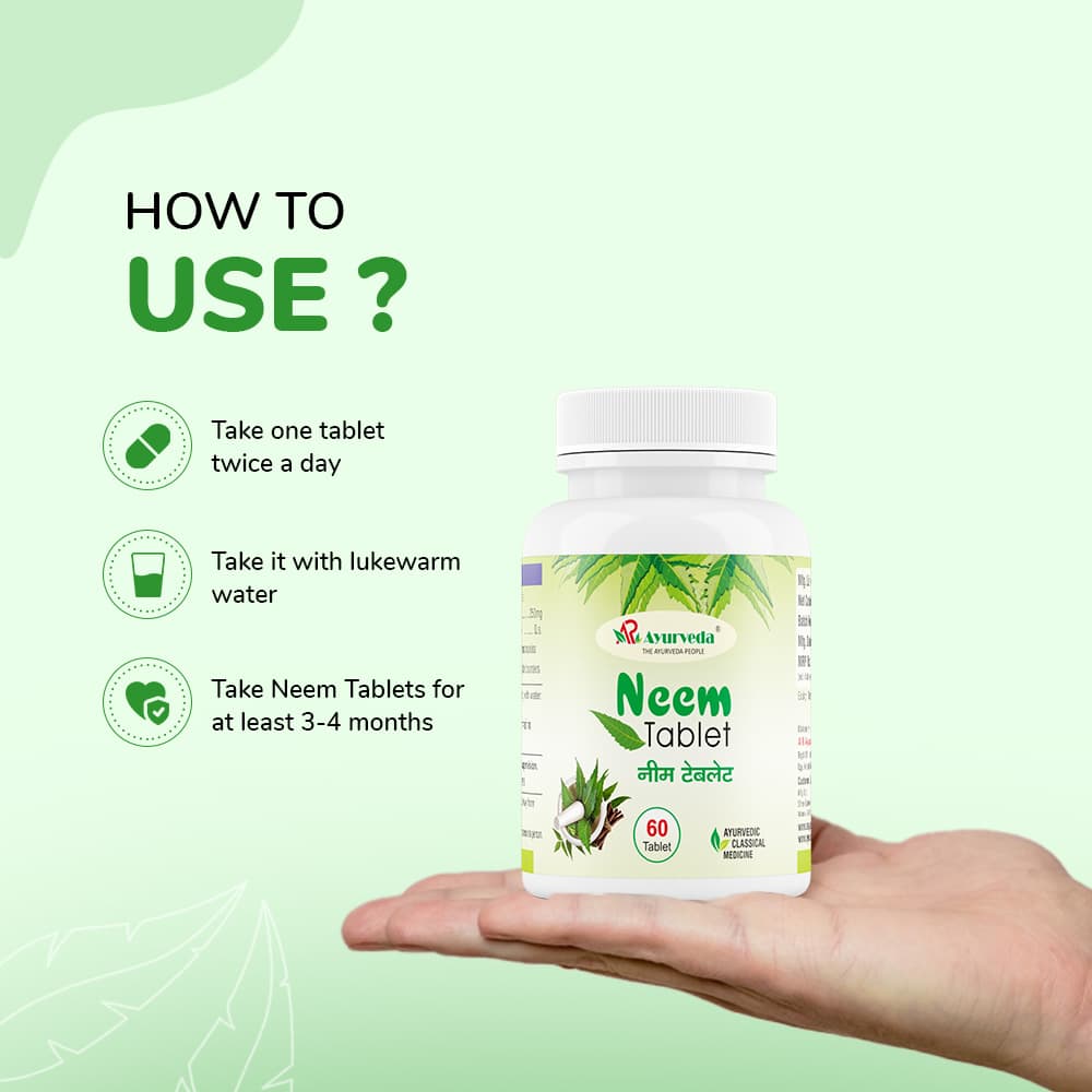 Neem Tablet- Herbal Blood Purifier And Skin Wellness