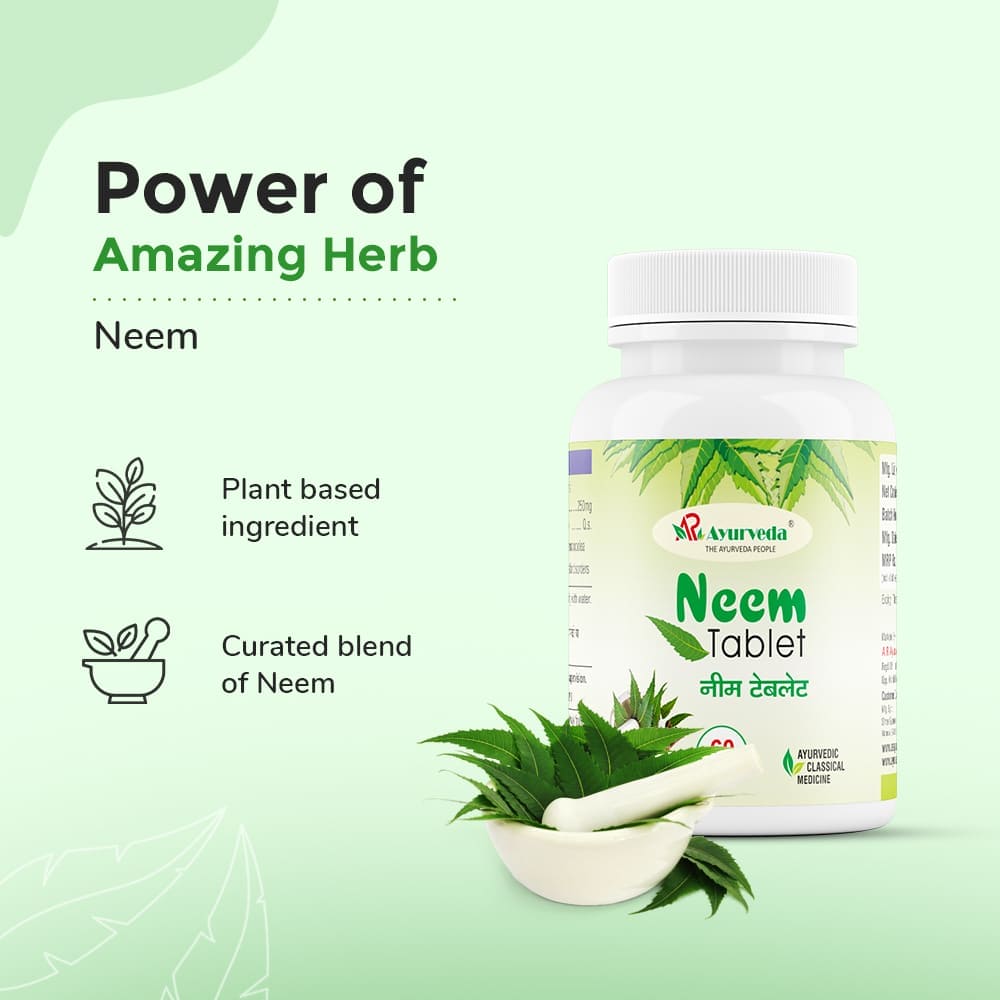 Neem Tablet- Herbal Blood Purifier And Skin Wellness