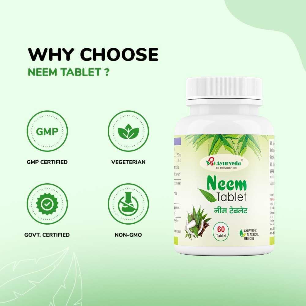 Neem Tablet- Herbal Blood Purifier And Skin Wellness