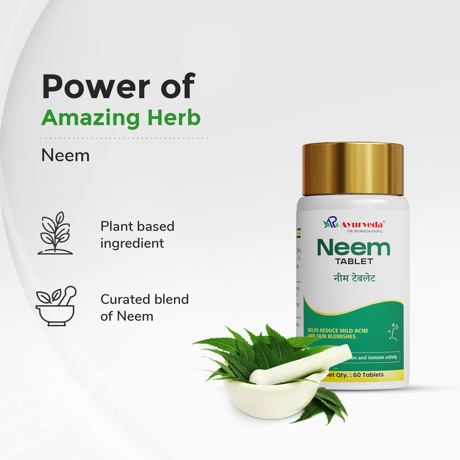Neem Tablet- Herbal Blood Purifier And Skin Wellness