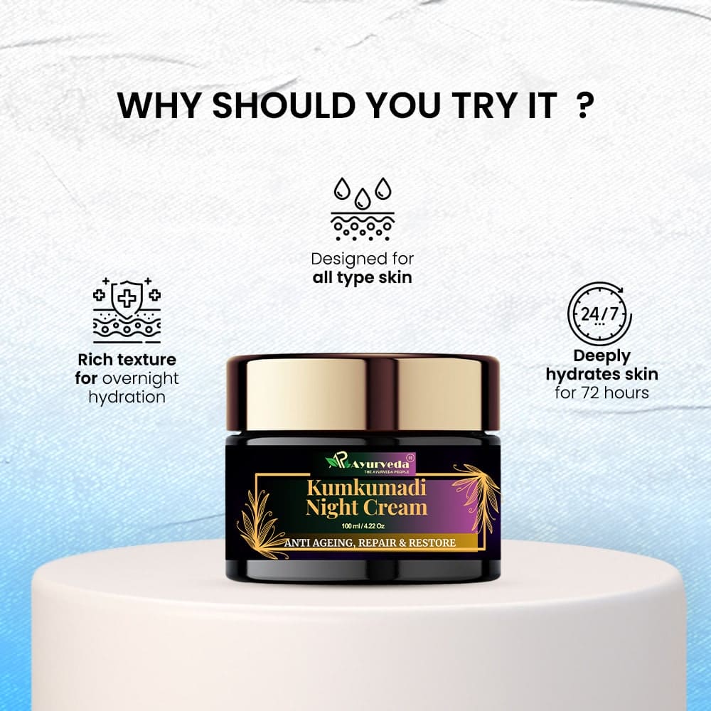 Kumkumadi Night Cream for Brighten Skin