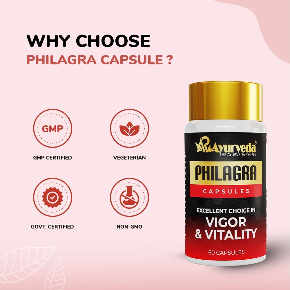 Philagra - Vigor and Vitality Capsule for Men | 60 Capsules