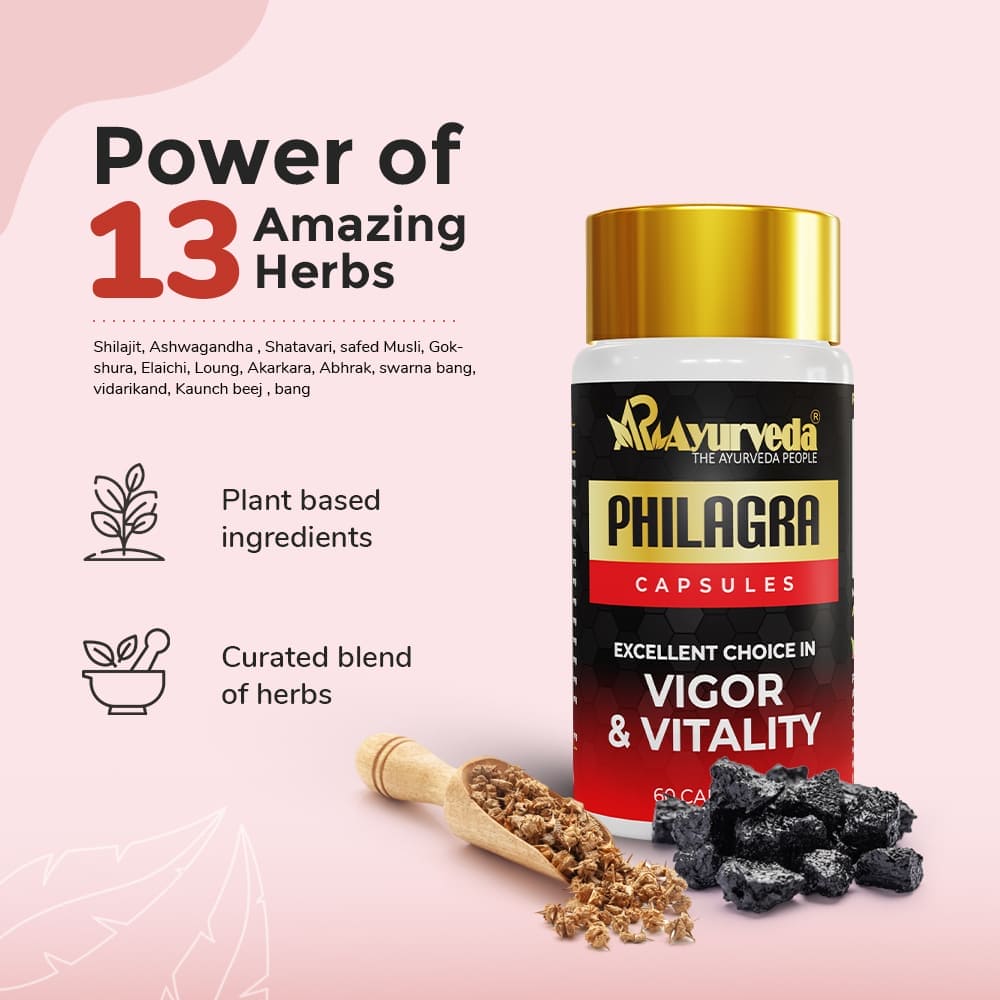 Philagra - Vigor and Vitality Capsule for Men | 60 Capsules