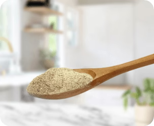 Take a small spoon of Ashwarin Plus Powder