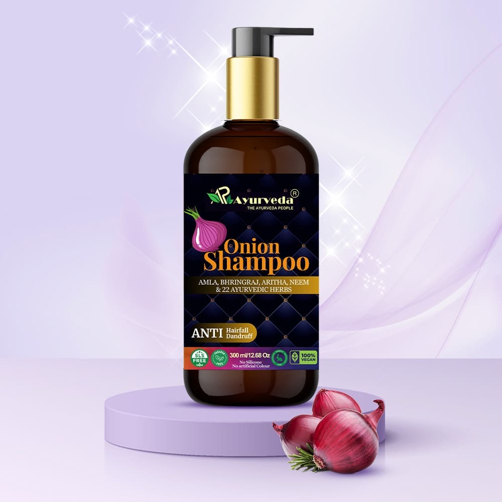 AR Ayurveda Onion Shampoo For Strong And Thick Hair