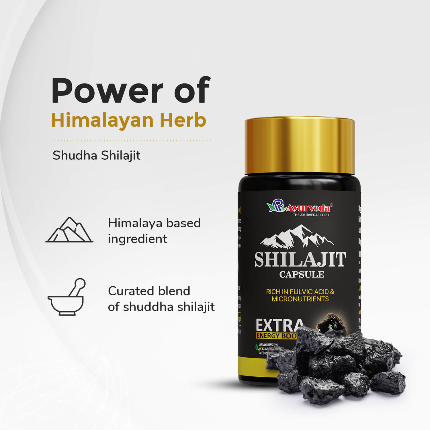 Shilajit Capsule- Supports Natural Energy