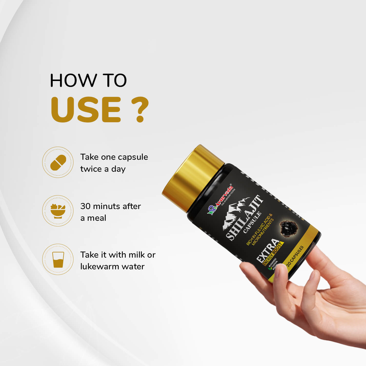 Shilajit Capsule- Supports Natural Energy