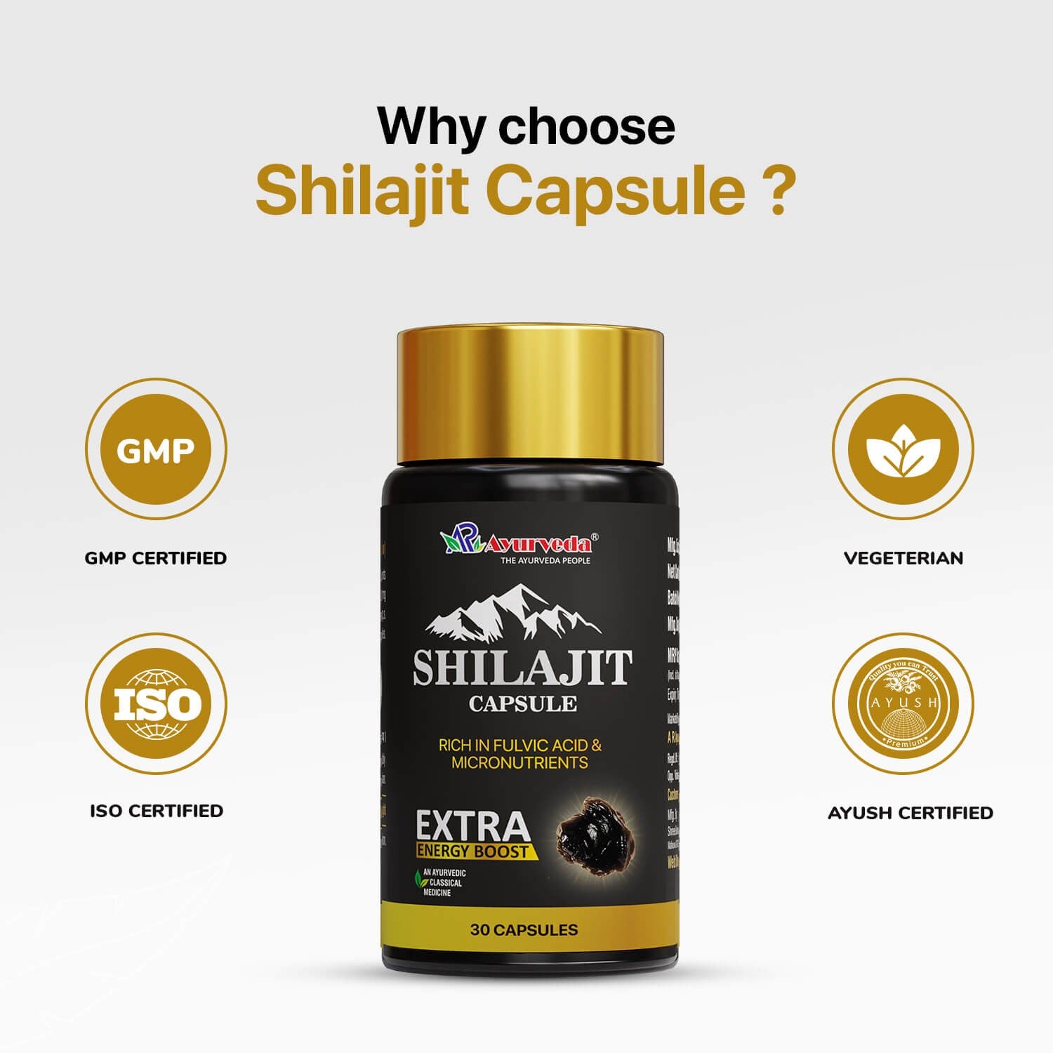 Shilajit Capsule- Supports Natural Energy