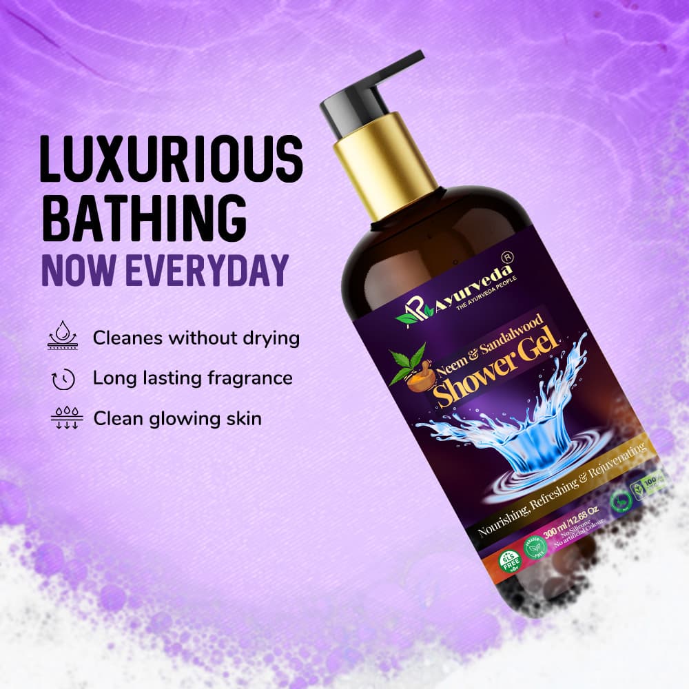 Neem-Sandalwood Shower Gel (Body wash)