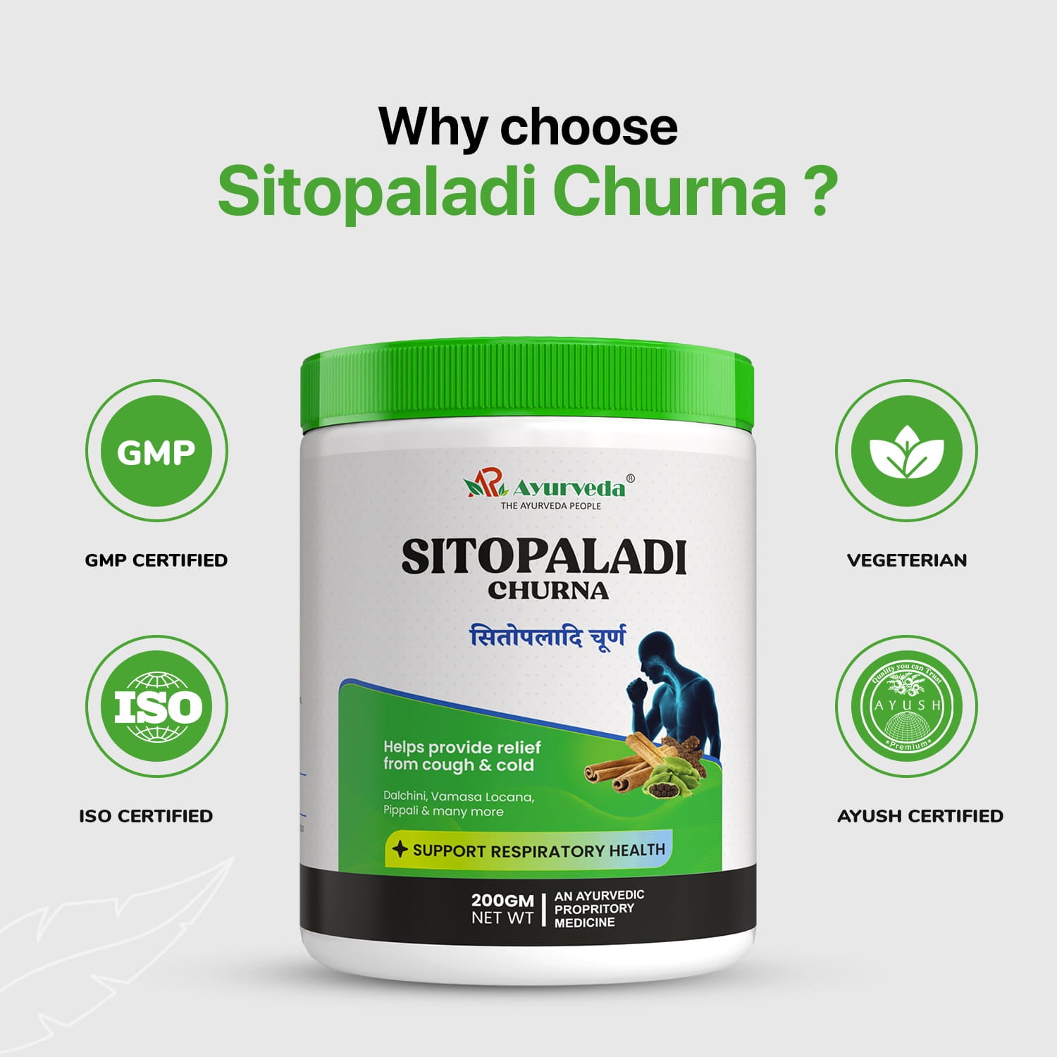 Sitopaladi Churna- Ayurvedic Support for Respiratory Comfort