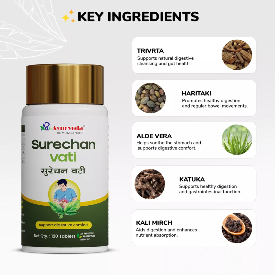 Surechan Vati Tablet- Best Ayurvedic Medicine For Stomach Problems