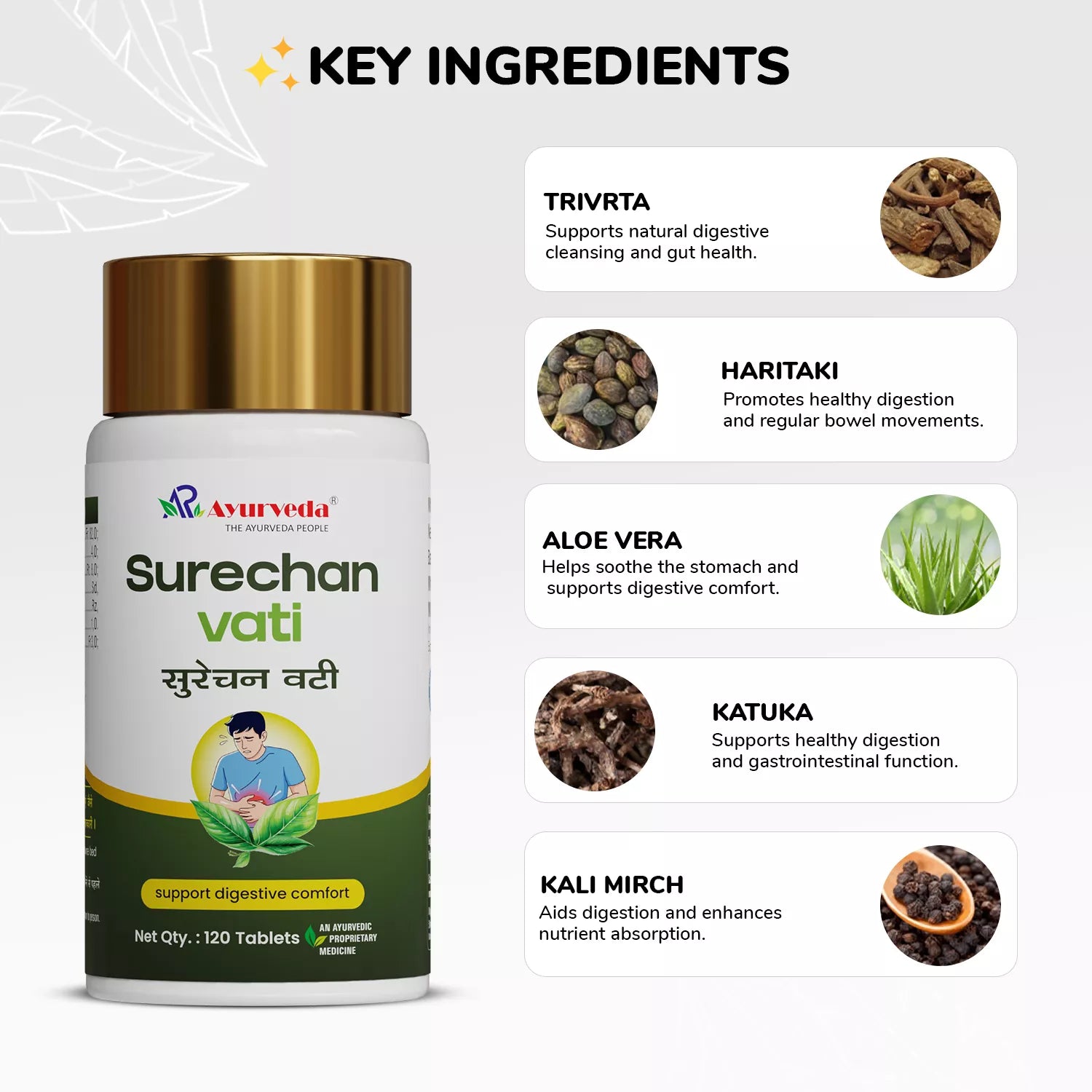 Surechan Vati Tablet- Best Ayurvedic Medicine For Stomach Problems
