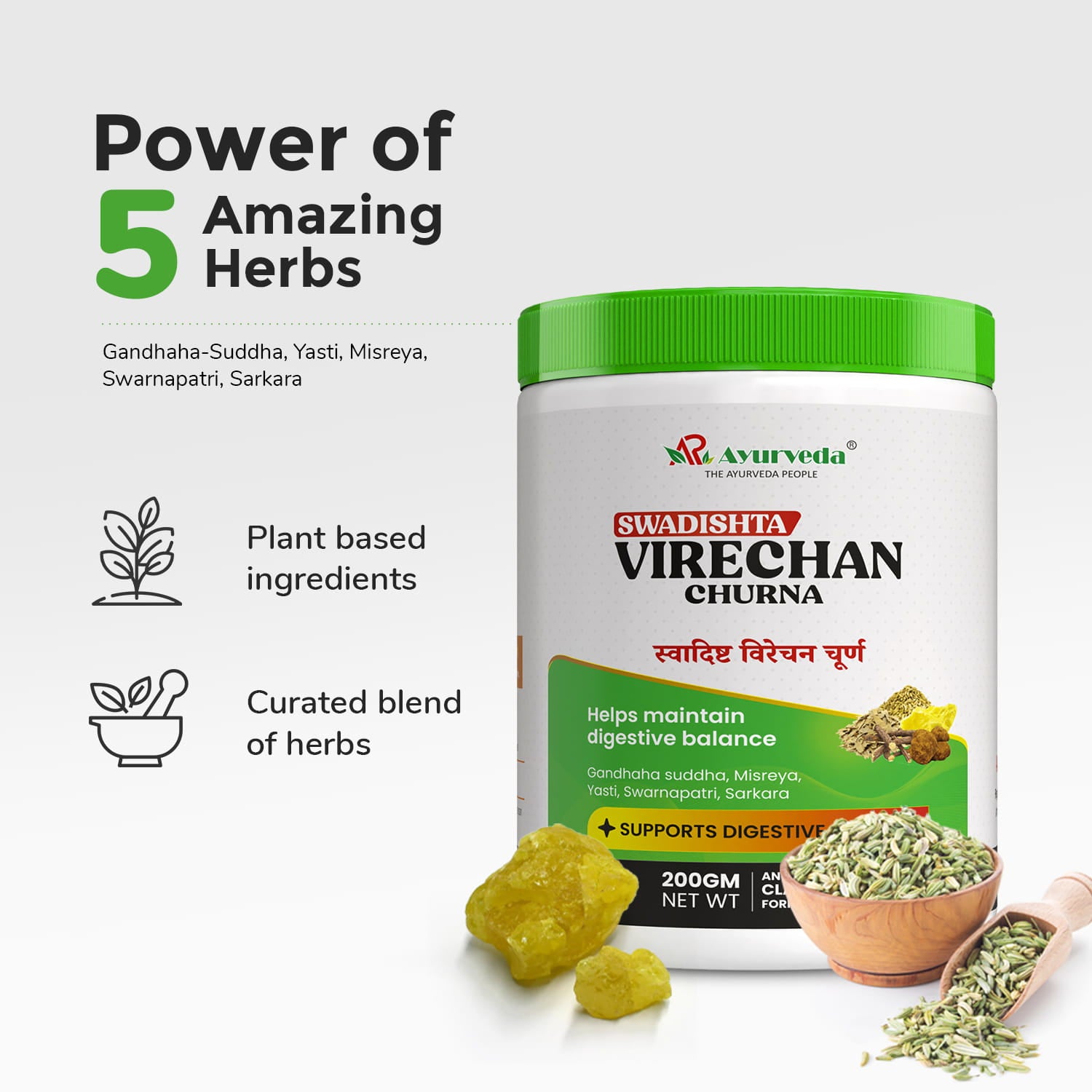 Swadishta Virechan Churna- Ayurvedic Support for Healthy Digestion