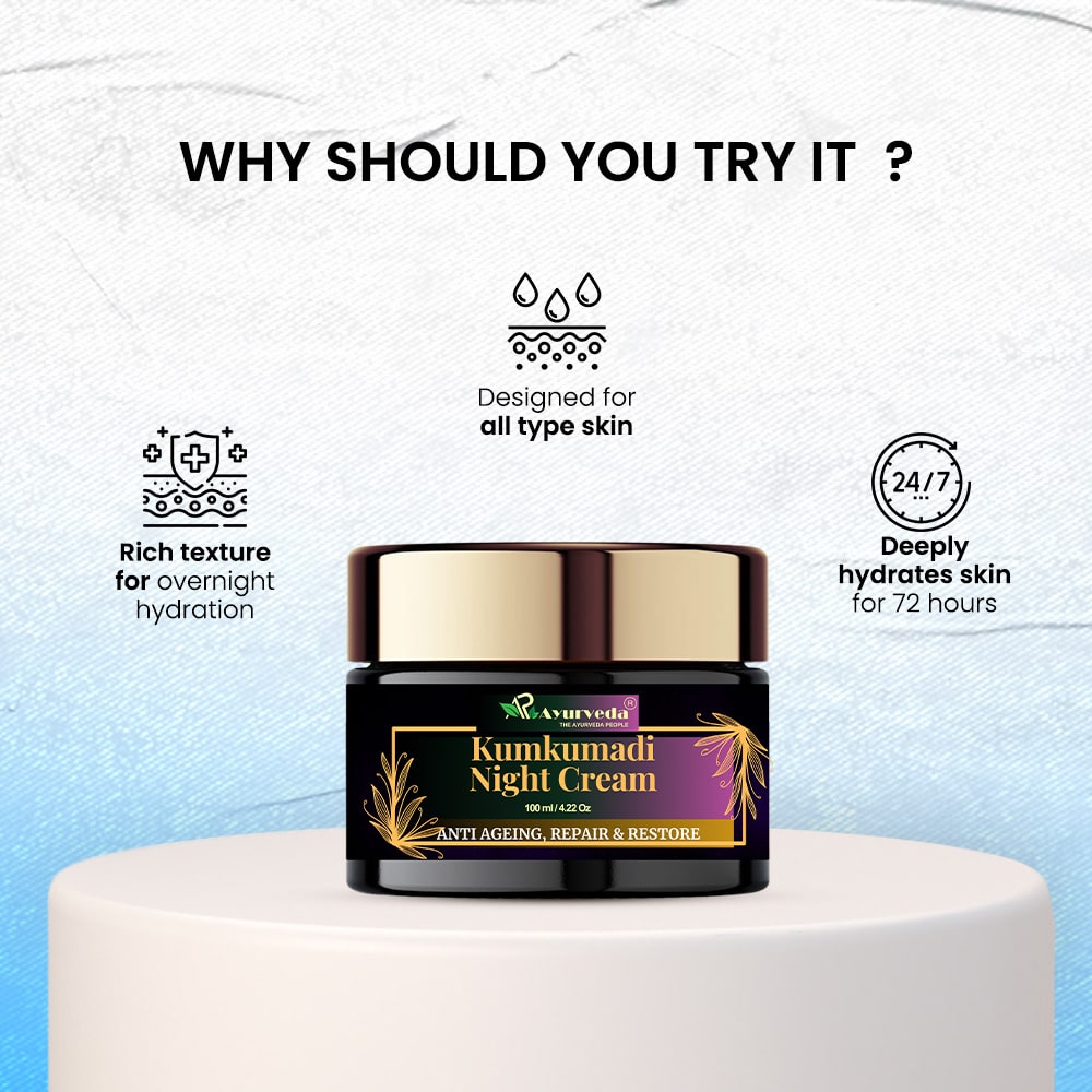 Kumkumadi Night Cream- A quality formulation for brightening skin