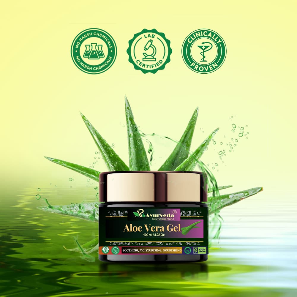 Ayurvedic Aloe Vera Gel for Skin & Hair