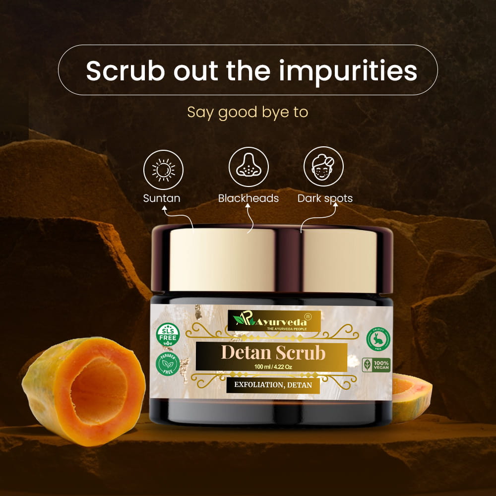 Detan Scrub- Quality ayurvedic glowing skin product